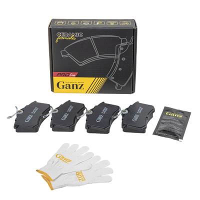 GANZ GIJ07015C Колодки задние Ceramic VAG / Renault / Peugeot