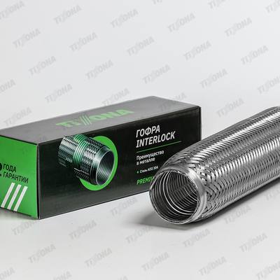 TIXONA P55320WM Гофра 55/320 (AISI 304 wire mesh, interlock)