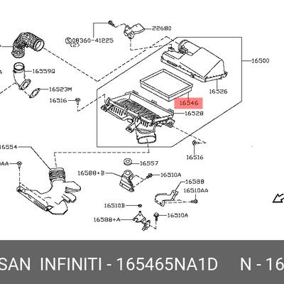 NGN 17-1015 Фильтр воздушный
