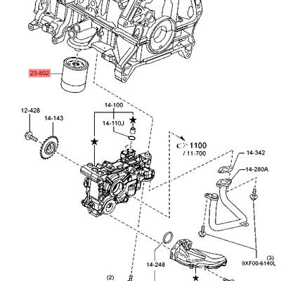 LYNXauto LC-107 Фильтр масляный