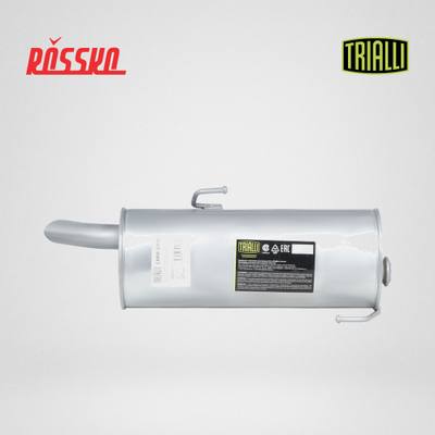 Trialli EMM 0919 Глушитель для автомобилей Peugeot 206 (07-) седан основной (алюминизированная сталь)