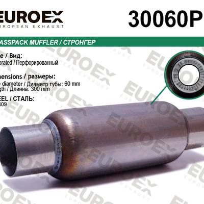 EUROEX 30060P Стронгер нерж. перфорированный (60x200x300)