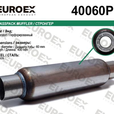 EUROEX 40060P Стронгер нерж. перфорированный (60x300x400)