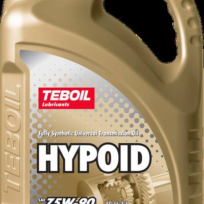 TEBOIL 3733387 75W-90 Hypoid GL-4/5, 4л (синт.трансм.масло)