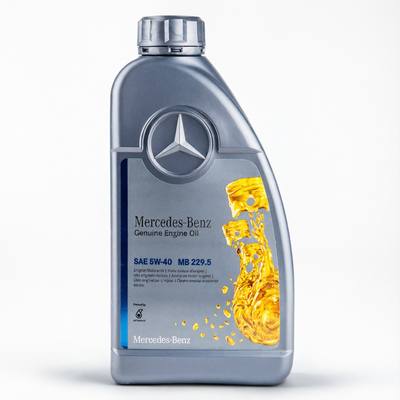 Mercedes A000989681011FSEW Масло моторное синтетическое Genuine Engine Oil 5W-40 229.5, 1л
