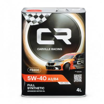 Carville Racing L1D00410Z Масло моторное FS200 5W-40 A3/B4 4L