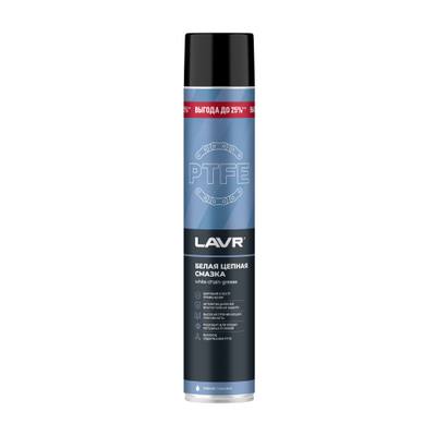 LAVR Ln3701 Смазка белая цепная c PTFE, 1000мл