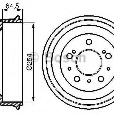 Bosch 0 986 477 098 Барабан тормозной 