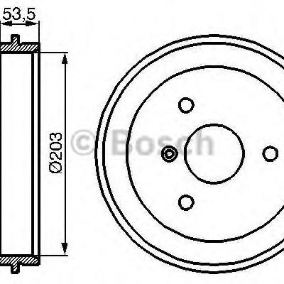 Bosch 0 986 477 103 Барабан тормозной 