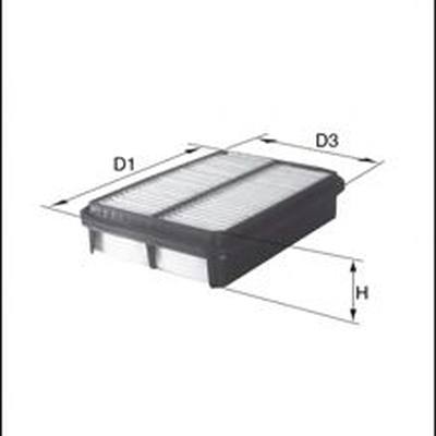 MECAFILTER ELP9069 Фильтр воздушный 