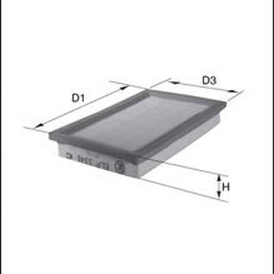 MECAFILTER ELP9081 Фильтр воздушный