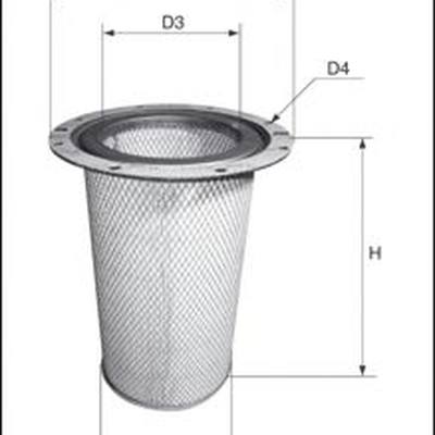 MECAFILTER FA3267 Фильтр воздушный HCV