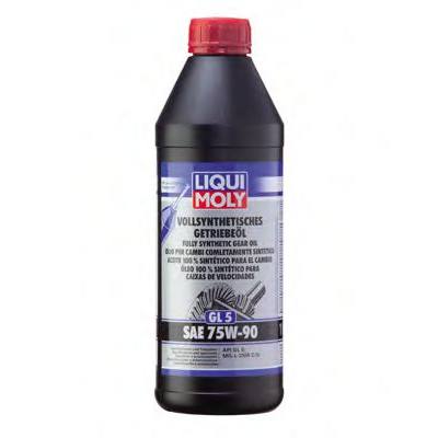 Liqui Moly 1414 Масло синтетическое трансмиссионное 75W-90 Vollsynthetisches Getriebeoil GL5, 1 л.