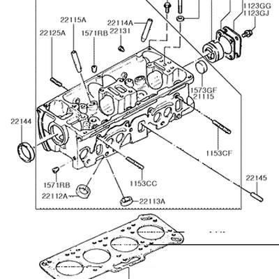 Hyundai/Kia 2231121120 Прокладка головки блока цилиндров
