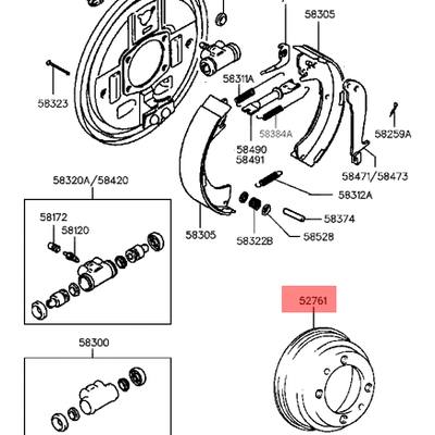 Hyundai/Kia 583294A100 Барабан тормозной 