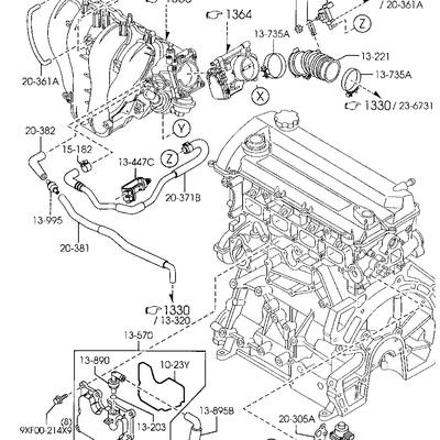 Mazda Z504-18-741A Преобразователь давления