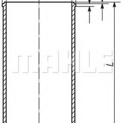 Mahle 213 WT 03 Деталь поршневой HCV
