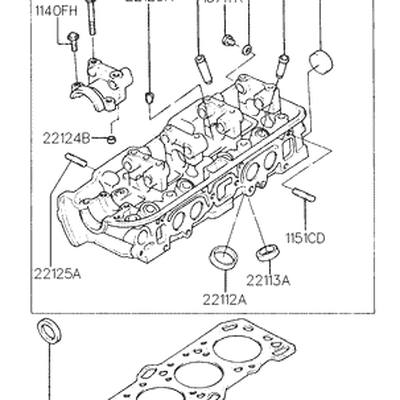 Hyundai/Kia 2231132130 Прокладка головки блока цилиндров