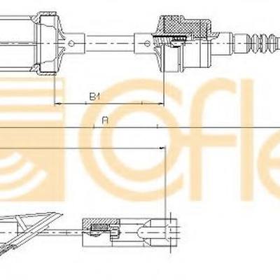 Cofle 412.10 Трос сцепления