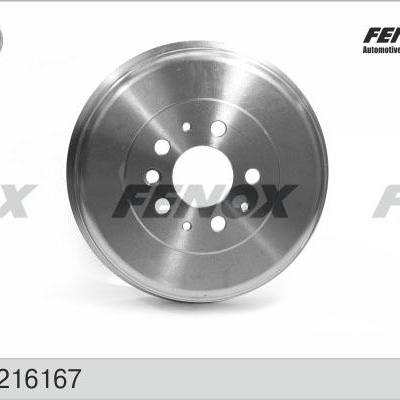 Fenox TO216167 Барабан тормозной | зад прав/лев |