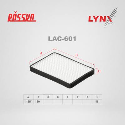 LYNXauto LAC-601 Фильтр салона