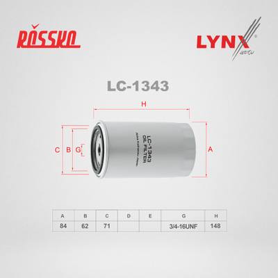 LYNXauto LC-1343 Фильтр масляный