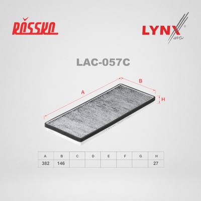 LYNXauto LAC-057C Фильтр салона угольный