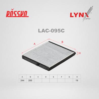 LYNXauto LAC-095C Фильтр салона угольный