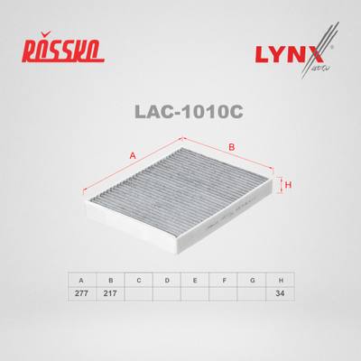 LYNXauto LAC-1010C Фильтр салона угольный