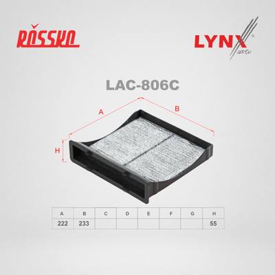 LYNXauto LAC-806C Фильтр салона угольный