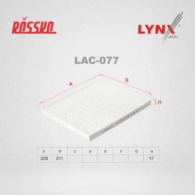 LYNXauto LAC-077 Фильтр салона