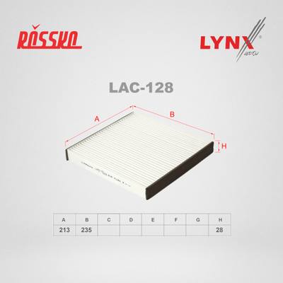 LYNXauto LAC-128 Фильтр салона