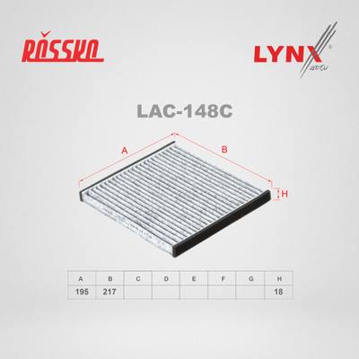 LYNXauto LAC-148C Фильтр салона угольный