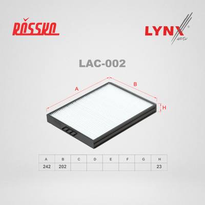 LYNXauto LAC-002 Фильтр салона