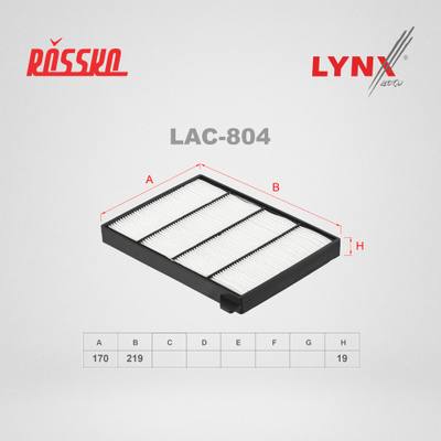 LYNXauto LAC-804 Фильтр салона