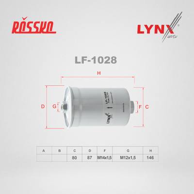 LYNXauto LF-1028 Фильтр топливный