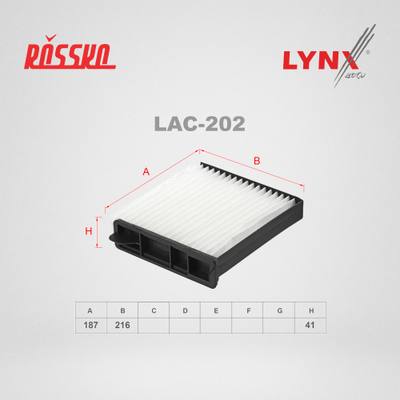 LYNXauto LAC-202 Фильтр салона