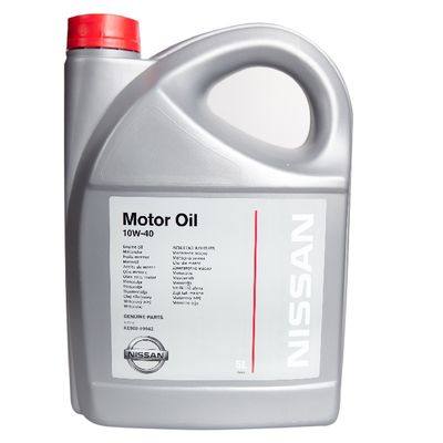 Nissan KE900-99942 Масло моторное полусинтетическое Motor Oil 10W-40, 5л ( KE90099942R )