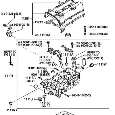 Toyota 11115-97201 Прокладка головки блока цилиндров