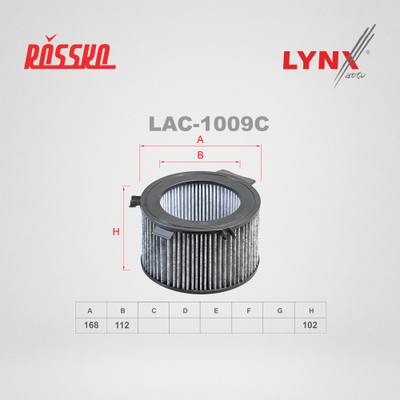 LYNXauto LAC-1009C Фильтр салона угольный