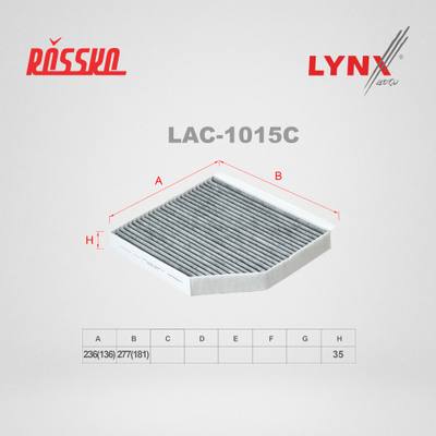 LYNXauto LAC-1015C Фильтр салона угольный