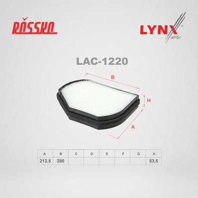 LYNXauto LAC-1220 Фильтр салонный
