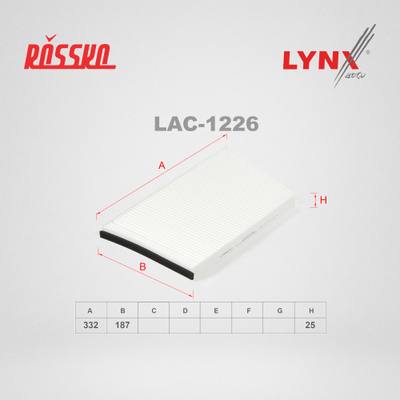 LYNXauto LAC-1226 Фильтр салона