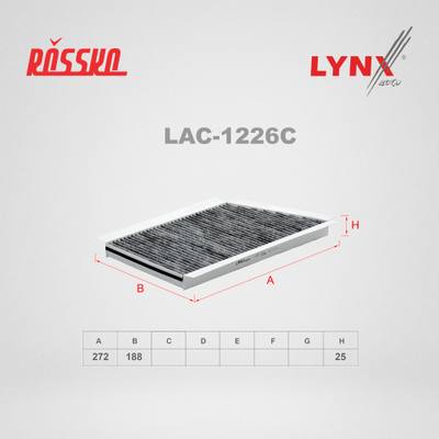 LYNXauto LAC-1226C Фильтр салона угольный