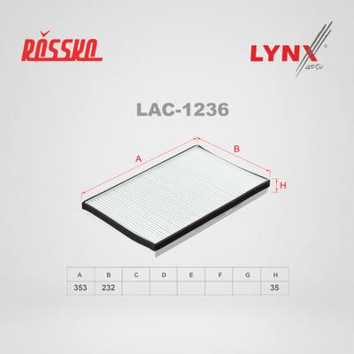 LYNXauto LAC-1236 Фильтр салона