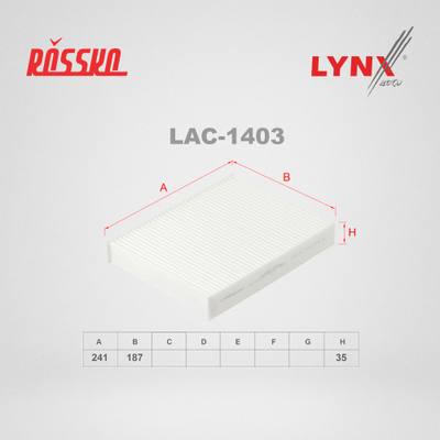 LYNXauto LAC-1403 Фильтр салонный