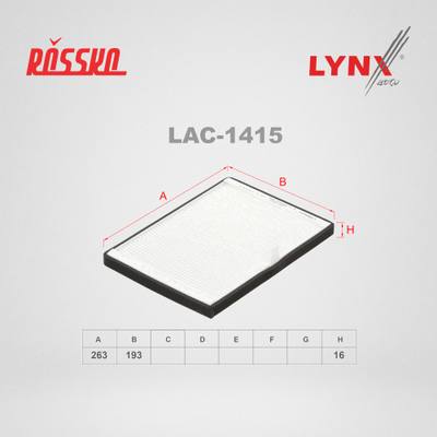 LYNXauto LAC-1415 Фильтр салона