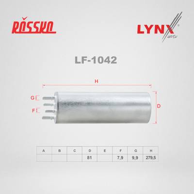 LYNXauto LF-1042 Фильтр топливный