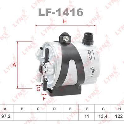 LYNXauto LF-1416 Фильтр топливный