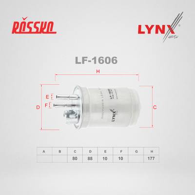 LYNXauto LF-1606 Топливный фильтр